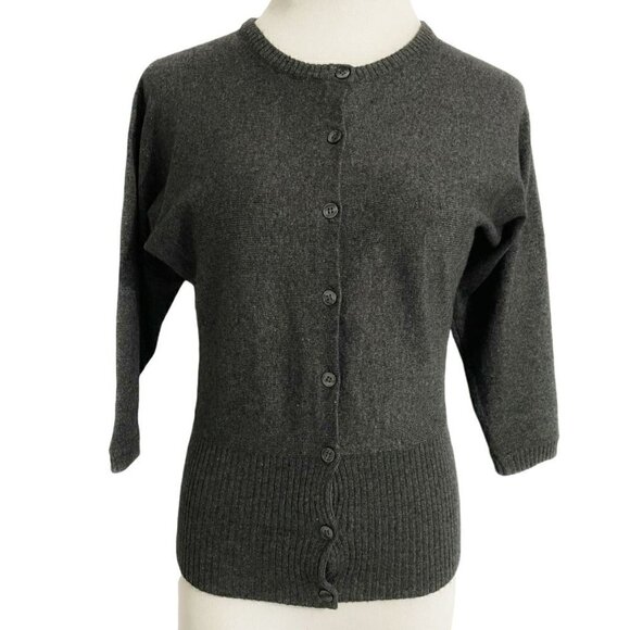 Urchin Size Small Cardigan Button Up Silk Blend - Picture 1 of 5